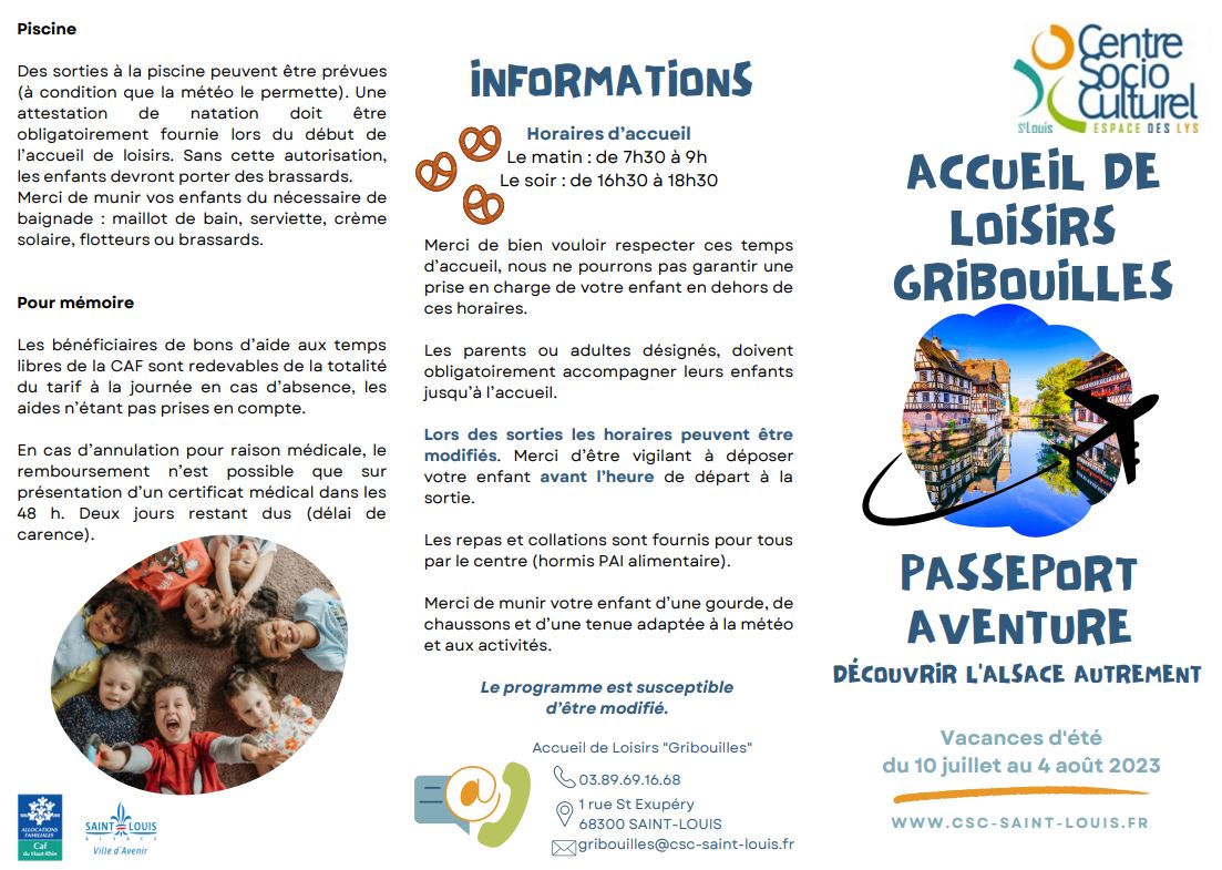 PROGRAMME ETE 2023